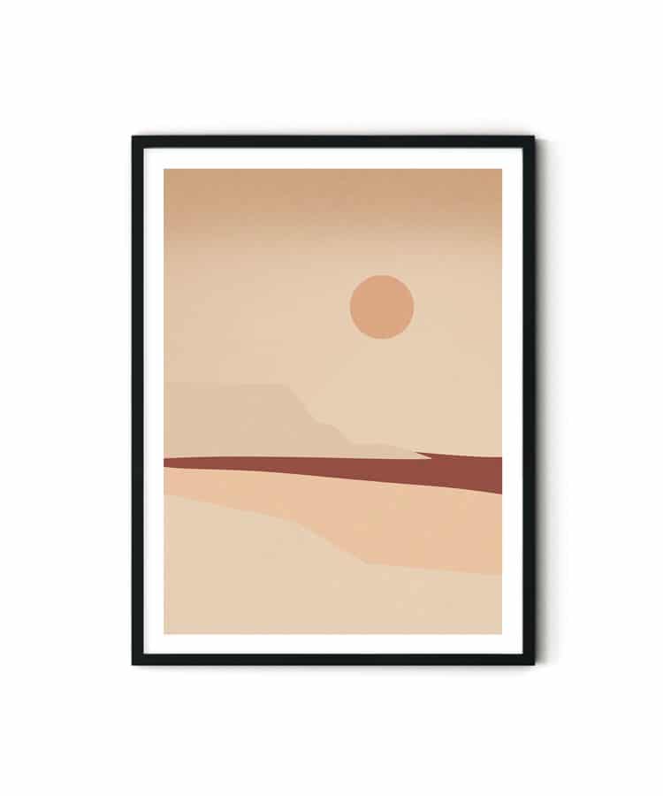 Earthy Tones İllüstrasyon Poster - Duwart.com İllüstrasyon Poster